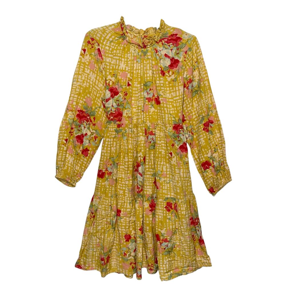 April Cornell Dress Floral Ruffle - Picture 2 of 12
